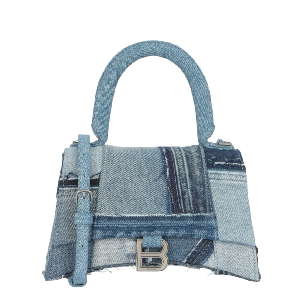 Balenciaga Hourglass Denim bag